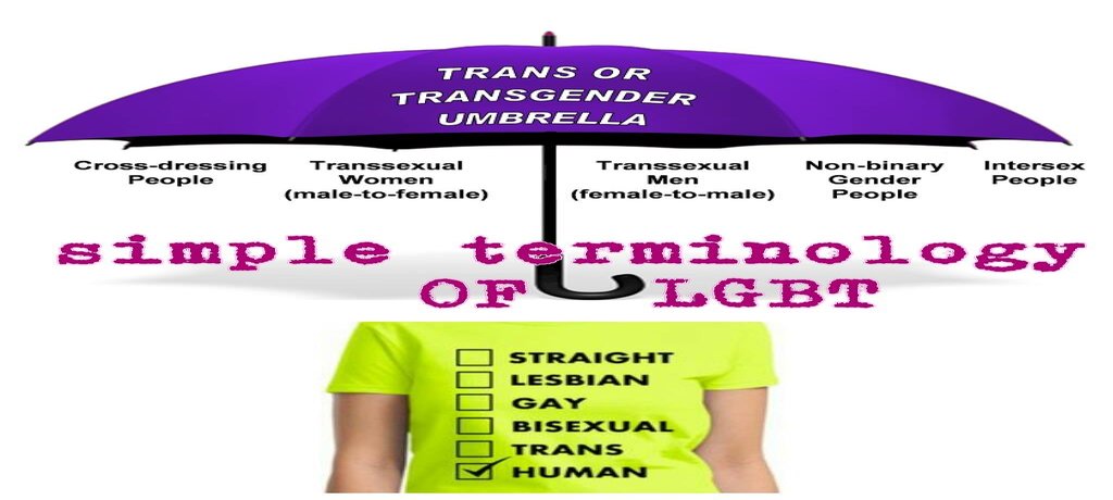 SOME TERMINOLOGY LESBIAN GAY BISEXUAL TRANSGENDER